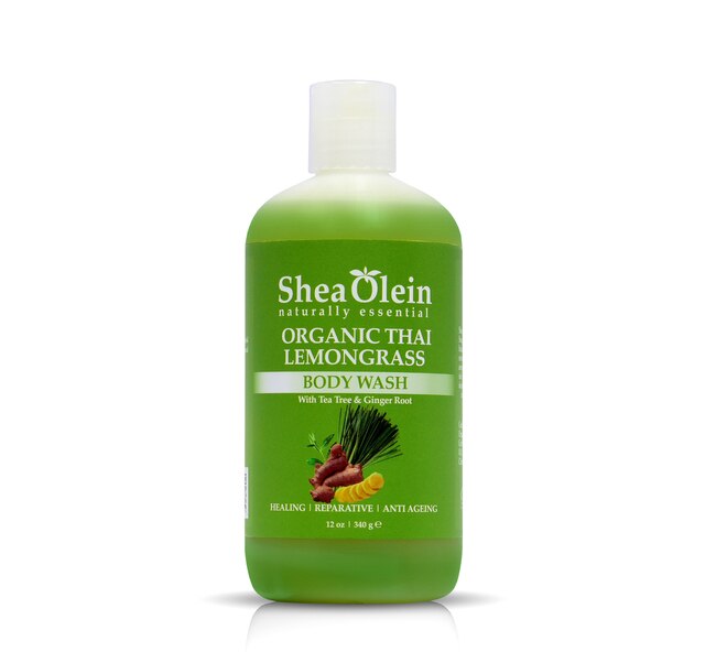 Organic Thai Lemongrass Body Wash W/ Tea Tree & Ginger Roots