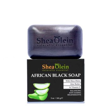 African Black Soap w/Shea Butter, Aloe Butter & Vilamin E