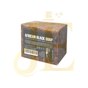 100% Natural Raw African Black Soap