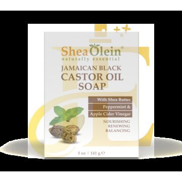 Jamaican Castor Oil Soap with Shea Butter Peppermint & Apple Cider Vinegar