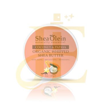 Coconut & Papaya Organic Whipped Shea Butter
