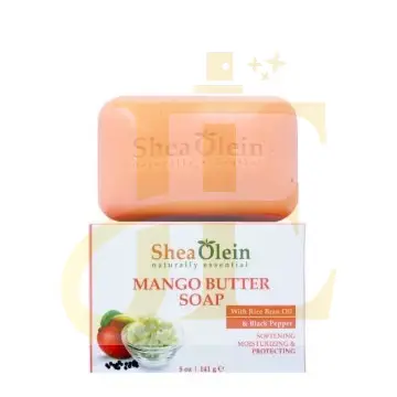 Mango Butter Soap w/Rice bran Oil & Rosemary Extract