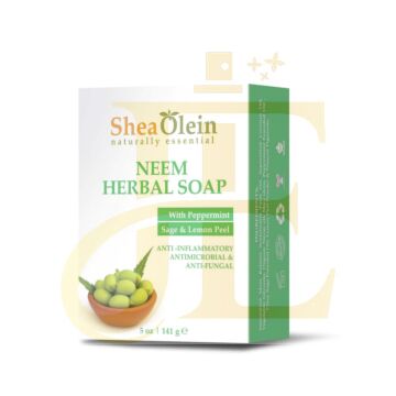 Neem Herbal Soap With Peppermint, Sage, lemon Peel
