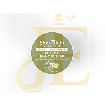 Olive Butter & Avocado Luxury Body Butter (12oz)