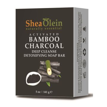 Activated Bamboo Charcoal Deep Cleanse Detoxifying Soap Bar