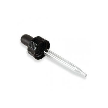 Glass Dropper 55mm, 18/400 For 1oz Boston Round bottles
