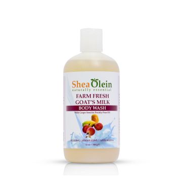 Farm Fresh Goat's Milk Body Wash With Grape Seed & Prickly Pear Oil