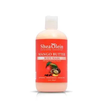 Mango Butter Body Wash W/ Argan & Rice Bran Oil