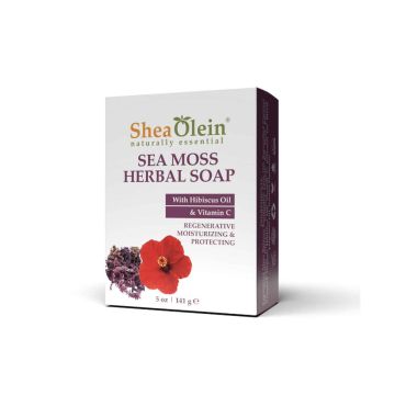 Sea Moss Herbal Soap with Hibiscus Oil & Vitamin C 