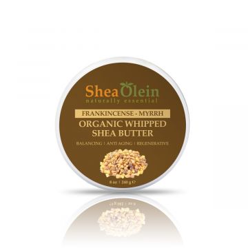 Frankincense - Myrrh Organic Whipped Shea Butter 