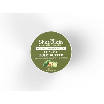 Olive Butter & Avocado Luxury Body Butter (12oz)