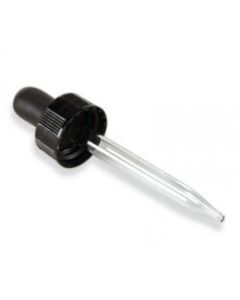 Glass Dropper 55mm, 18/400 For 1oz Boston Round bottles