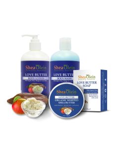 Love Butter Soap Lotion Body Wash Whipped Shea Butter Bundle Of 4