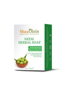 Neem Herbal Soap With Peppermint, Sage, lemon Peel