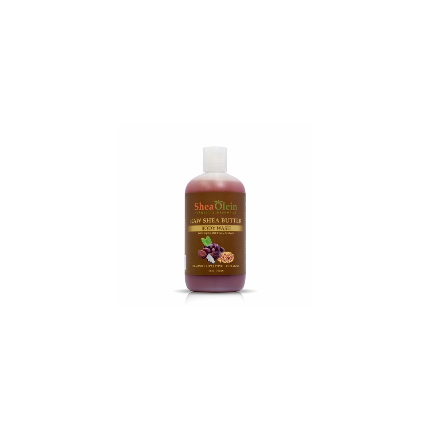 Raw Shea Butter Body Wash With Jojoba Oil Frank & Myrrh Extracts