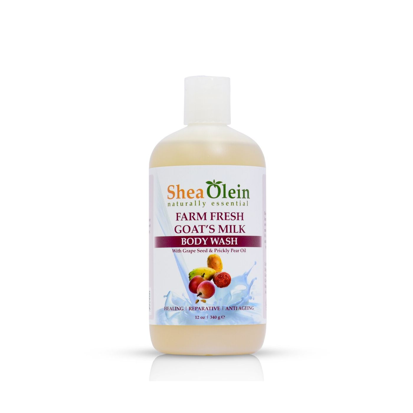 Farm Fresh Goat's Milk Body Wash With Grape Seed & Prickly Pear Oil