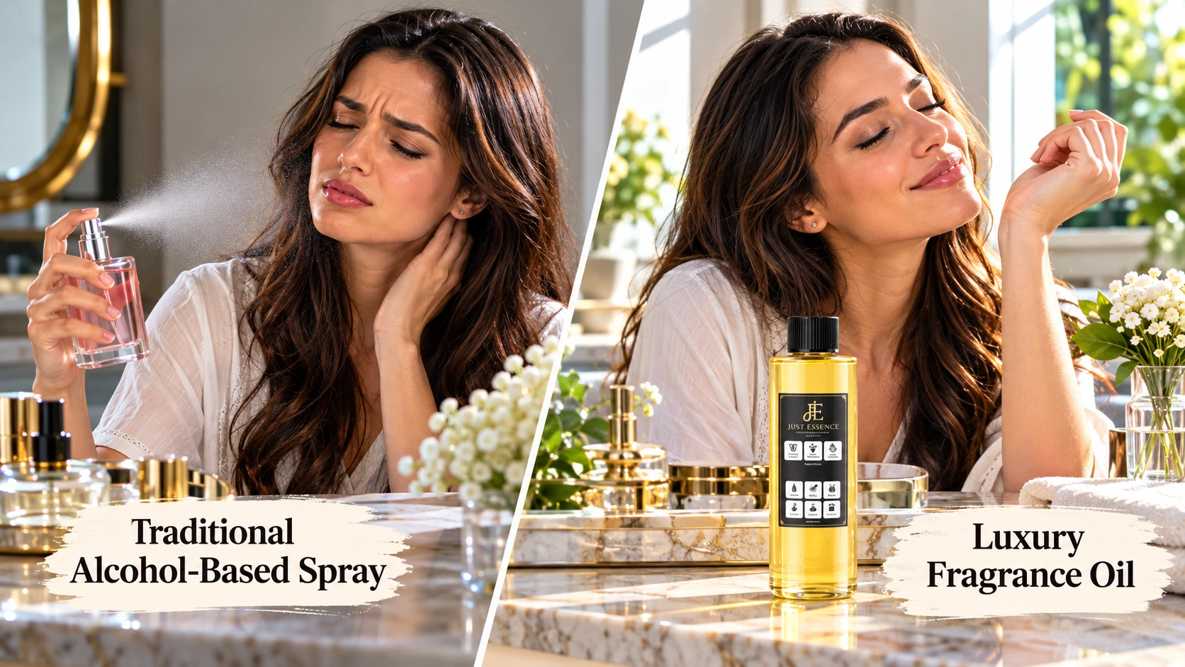 Which Luxury Fragrance Oil Would You Recommend Instead of a Traditional Alcohol-Based Spray?