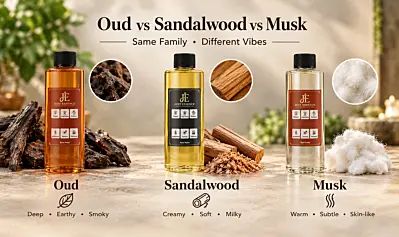 What Is the Difference Between Oud and Other Perfume Oils, Such as Sandalwood and Musk?